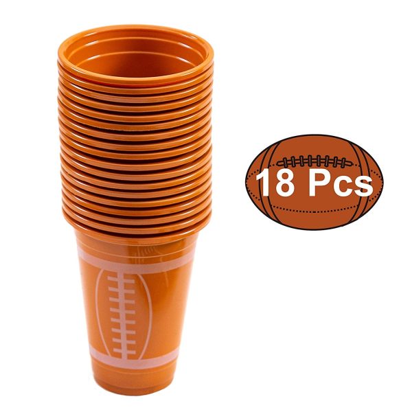 Football Themed Party Supplies, 18 Serves