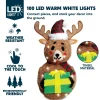 3ft 100 LED Collapsible Light Up Yard Reindeer