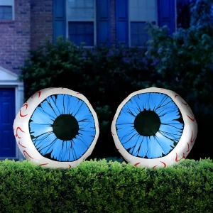 3ft Large Blue Halloween Inflatable Eye Balls