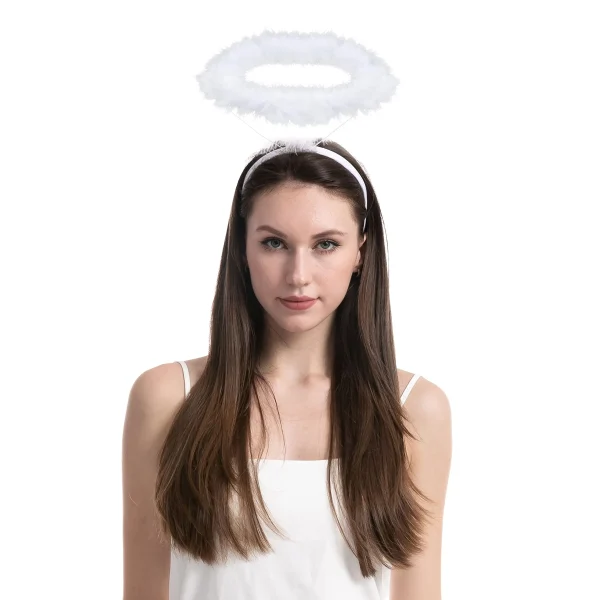 3pcs Halloween LED Angel Halo Headband