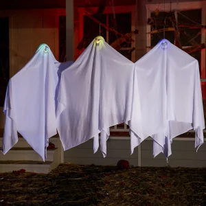 3pcs Halloween Light up Hanging Ghost 35.5in