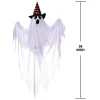 29.5in 3pcs Light Up Hanging Ghost Halloween Decoration