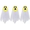 3pcs Light up Ghost Yard Stakes Decoration