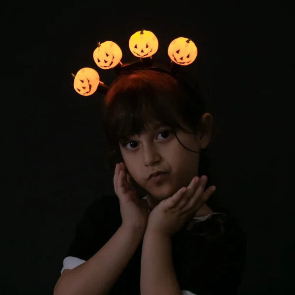 3pcs Light up Halloween Pumpkin Headband