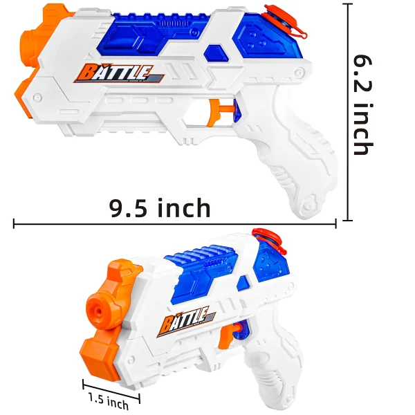 3pcs Water Blaster Squirt Guns