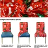4pcs Christmas Chair Covers