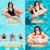 3Pcs 4 in 1 Inflatable Pool Floats Hammock