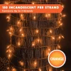 450-Count 111ft Incandescent Orange Halloween String Lights
