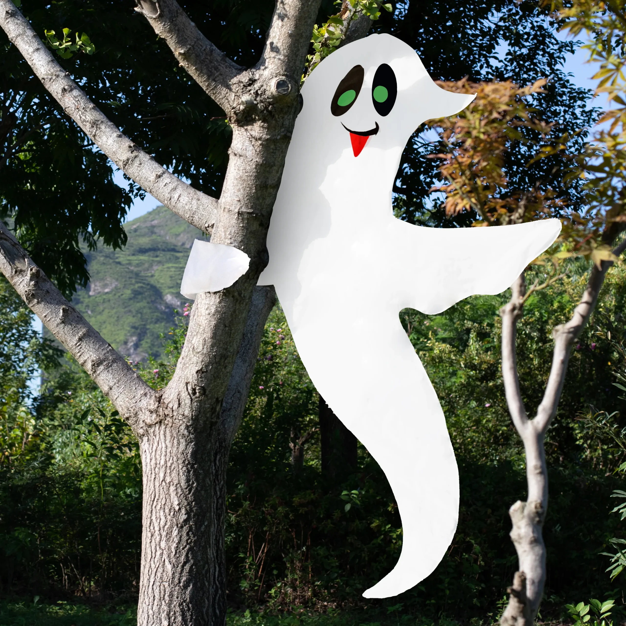 Halloween Tree Wrap Ghost Decoration 47.6in
