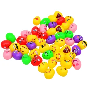 48Pcs Emoji Easter Egg Shells
