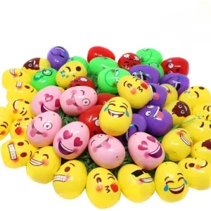 48Pcs Emoji Easter Egg Shells