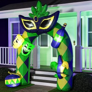 Mardi Gras Inflatable Yard Decoration
