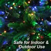 4x100 LED Multicolor Christmas Green Wire String Lights 21.3ft