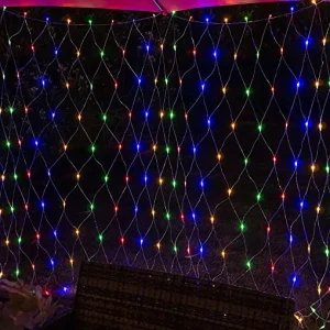4×100 LED Cool White Led Christmas Net Lights