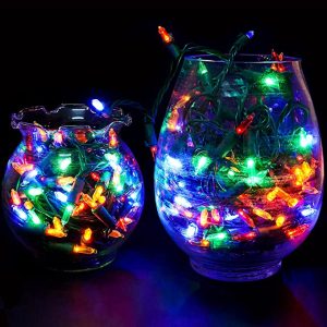 4×150 LED Multicolor Led Christmas String Lights