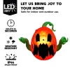 4ft Inflatable LED Walking Pumpkin Monster Decoration