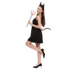 4pcs Womens Devil Halloween Costume Accessories