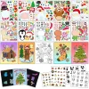 50pcs Sheets Notebook Christmas Craft Kits