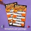 50pcs Halloween Voting Ballot Box