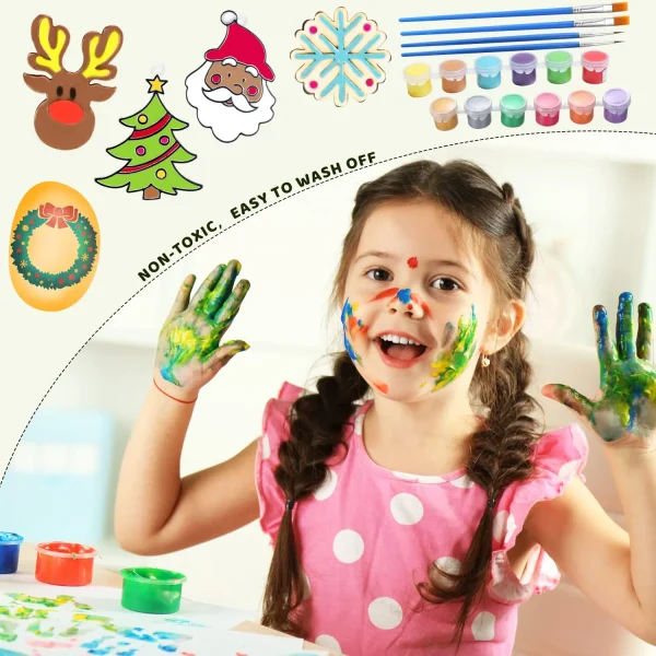 51pcs Kids Christmas DIY Craft & Art Painting Kit
