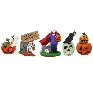 5Pcs Halloween Decoration Resin Miniature Figurines