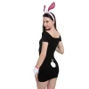 5Pcs White Bunny with Sequins Cosplay Accessories Set