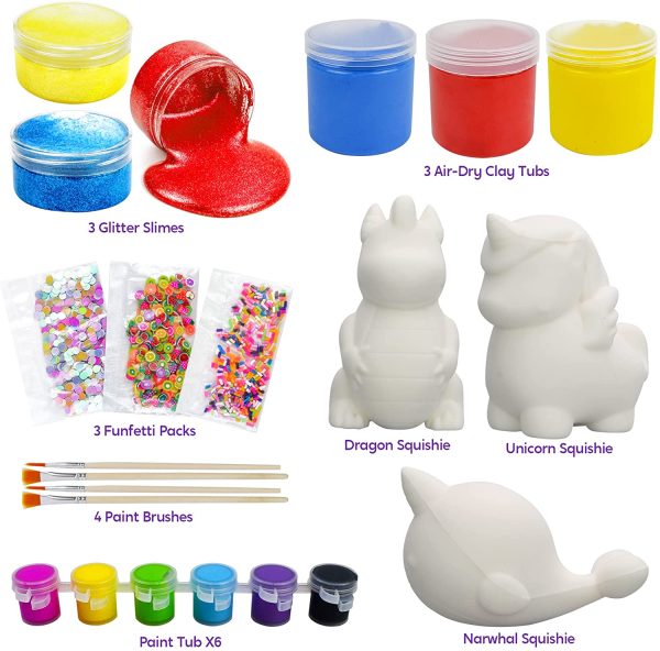 DIY Toy Fantasy Slime and Soft and Yielding Set