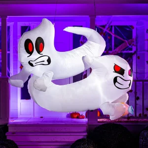 5ft 2pcs Inflatable Halloween Fighting Ghosts Decoration