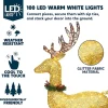 5ft 100 LED Fabric Gold Buck Yard Lights