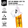 5ft Inflatable LED Ghost with Trick or Treat Flag