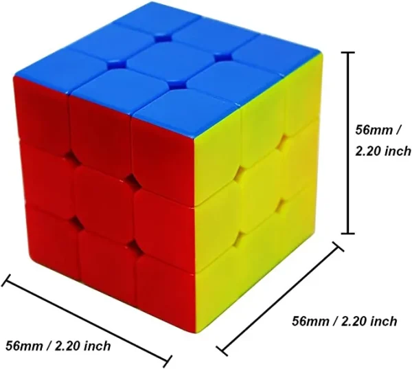 6pcs Speed Cube Puzzle 2.2in