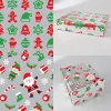 6pcs Christmas Foil Wrapping Paper Set