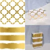 6pcs Gold Print Wrapping Paper 30in x 156in
