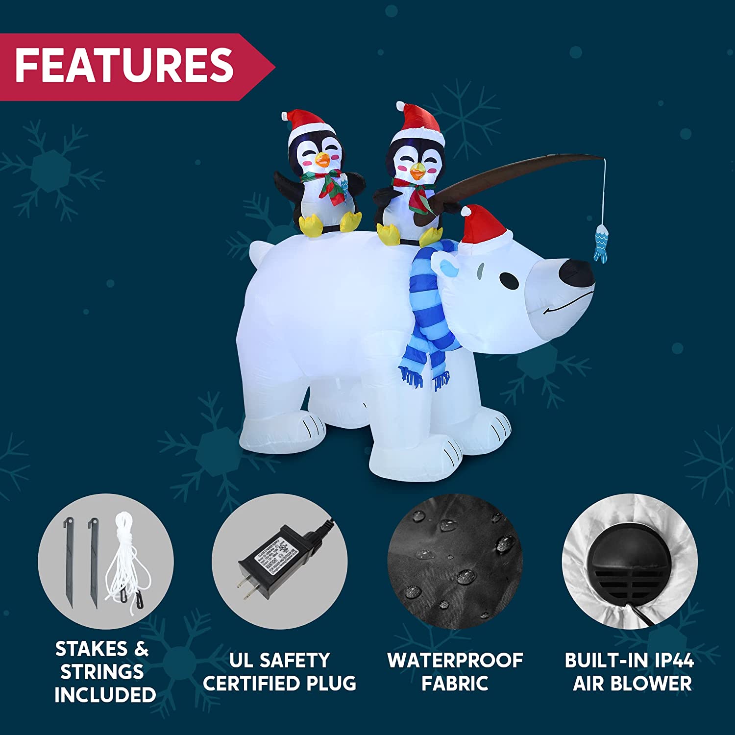 Polar Bear & Penguin Ice Cubes (set of 2 pieces) – Diving Specials Shop