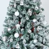 66pcs White And Silver Christmas Ornaments