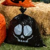 6Pcs Halloween Plastic Lawn Leaf Bags