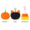 6Pcs Halloween  Tie Dye Bubble  Toy in 3 Designs