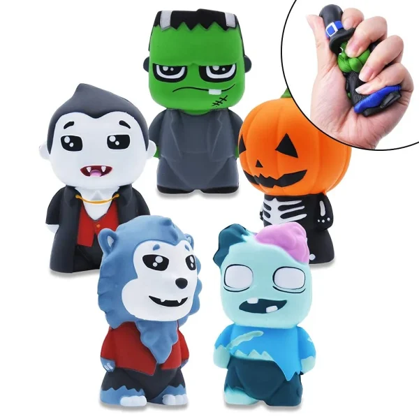 6Pcs Soft and Yielding Coloring Craft Kit for Halloween