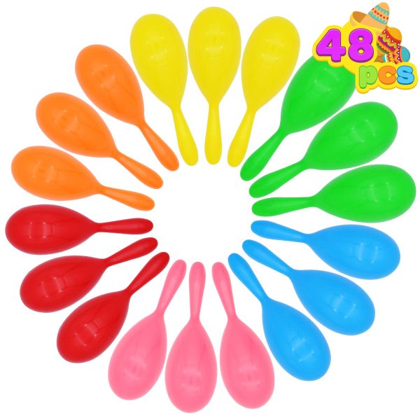 48 Neon Maracas (6 Colors)