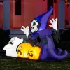 6ft Halloween Inflatable Ghost Grim Reaper