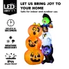 6ft LED Halloween Pumpkins with Stacked Characters