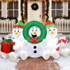 6ft LED Snowman Christmas Inflatable