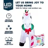 6ft Long LED Inflatable Ride A Unicorn Christmas Decoration