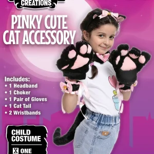 6pcs Cat Girl Halloween Accessories