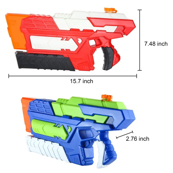 2pcs 7.5in Water Blaster Gun