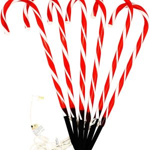 17″ Christmas Candy Cane Pathway Markers
