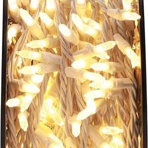3×100 LED Christmas String Lights Warm White with Reel