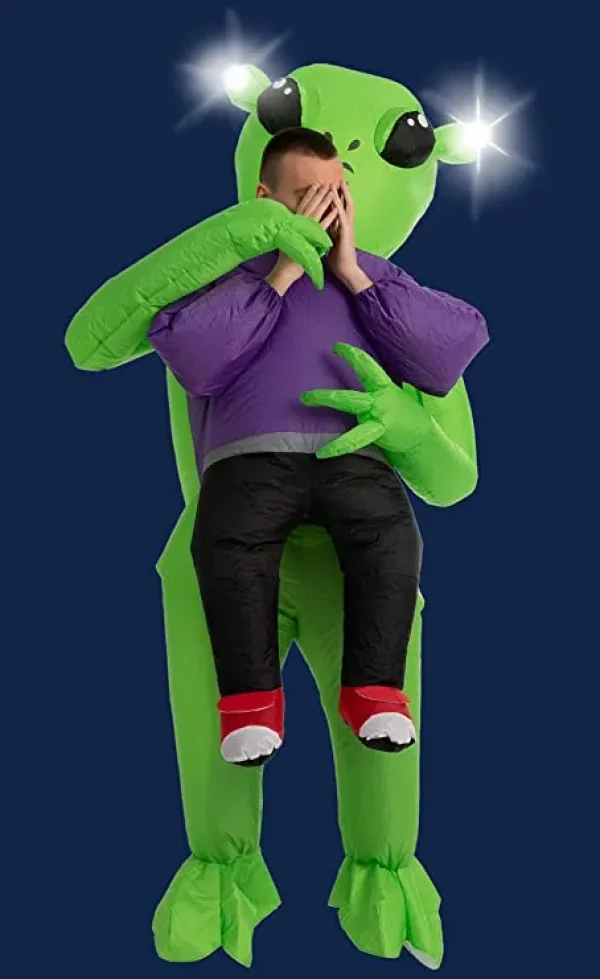 Adult Inflatable Alien Abduction Halloween Costume
