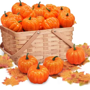 72Pcs Thanksgiving Artificial Pumpkins