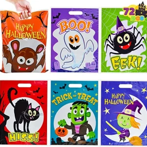 Kids 72pcs Trick or Treat Halloween Candy Bags